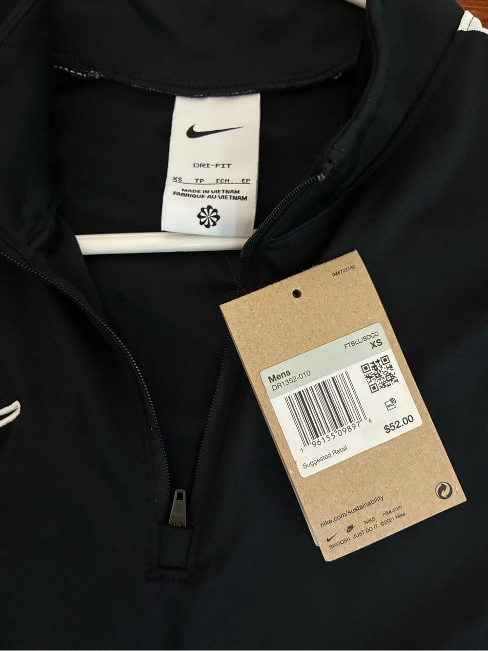 Nike DriFit Quarter Zip Training Top